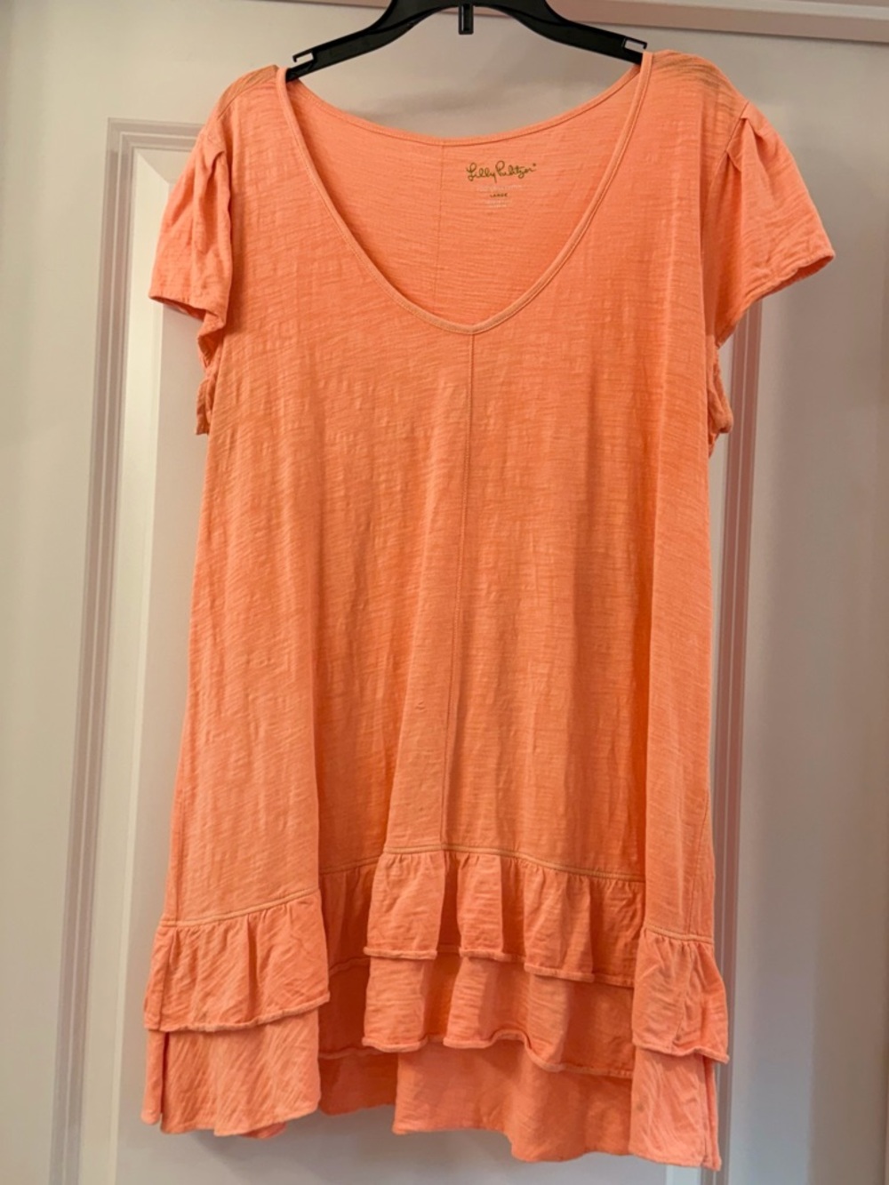 Lilly Pulitzer Sunrise Orange Mona Top | Large - Picture 2 of 7